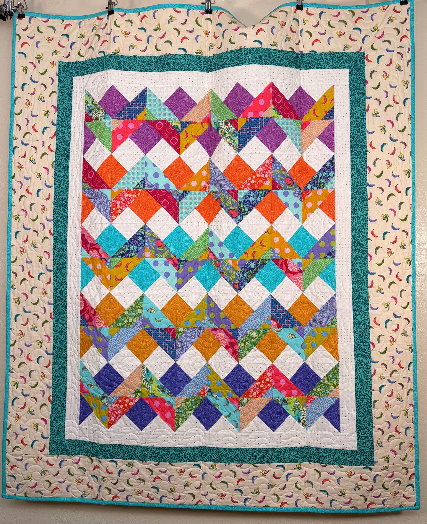 Sample Quilt - RADIO WAVES
