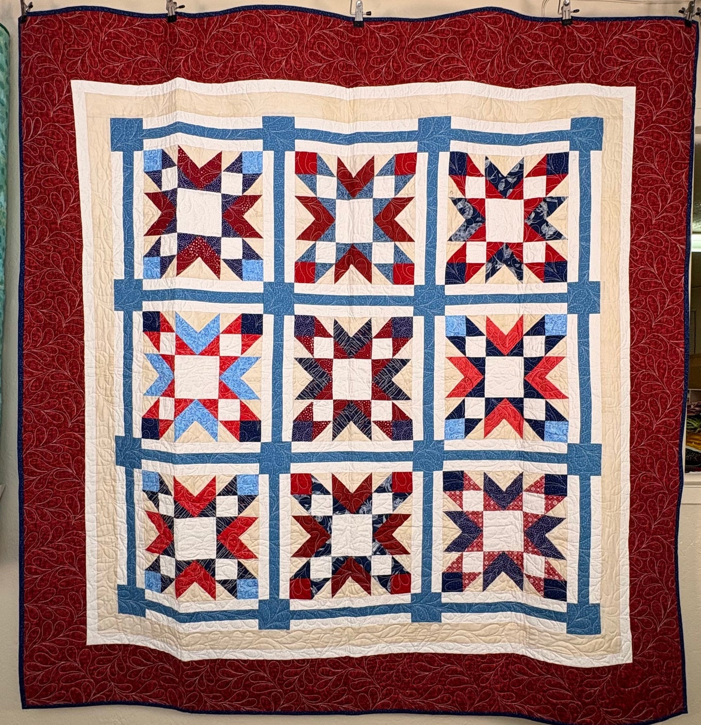 Sample Quilt - A STAR IS BORN