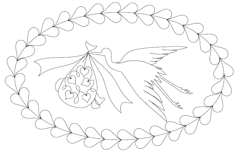 Bundle of Joy v1 Quilting Design