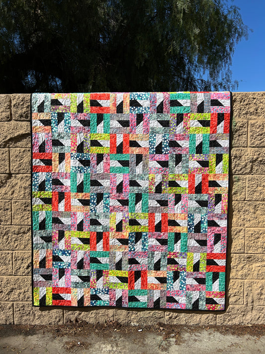 Get in Line Quilt Kit - Throw size