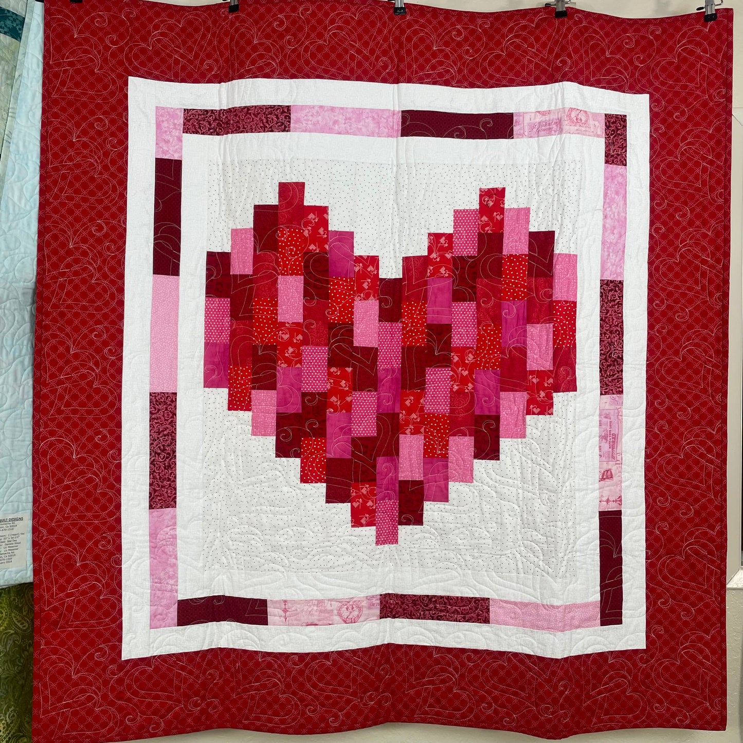 Sample Quilt - I {HEART} YOU
