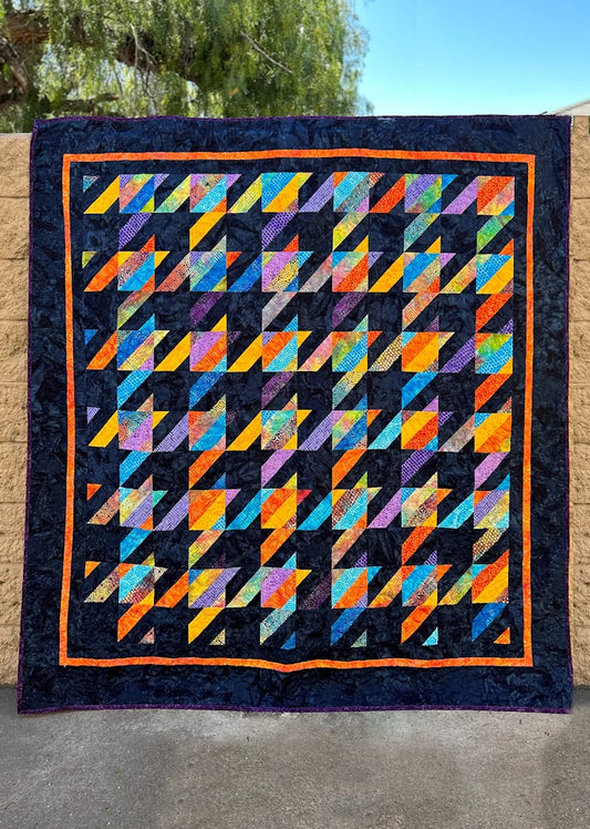 Strip Tube Houndstooth Kit - Broken Glass Batiks