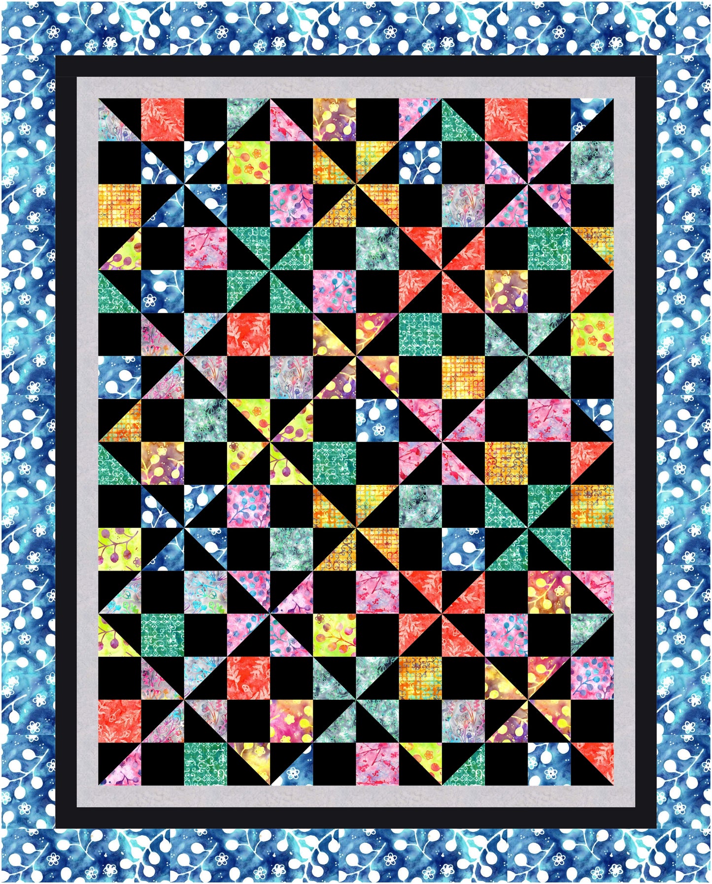 Riley Blake Expressions Batiks Sassy & Tweet Mini Strip Bundle