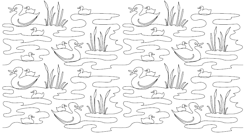 Quack v2 Quilting Design