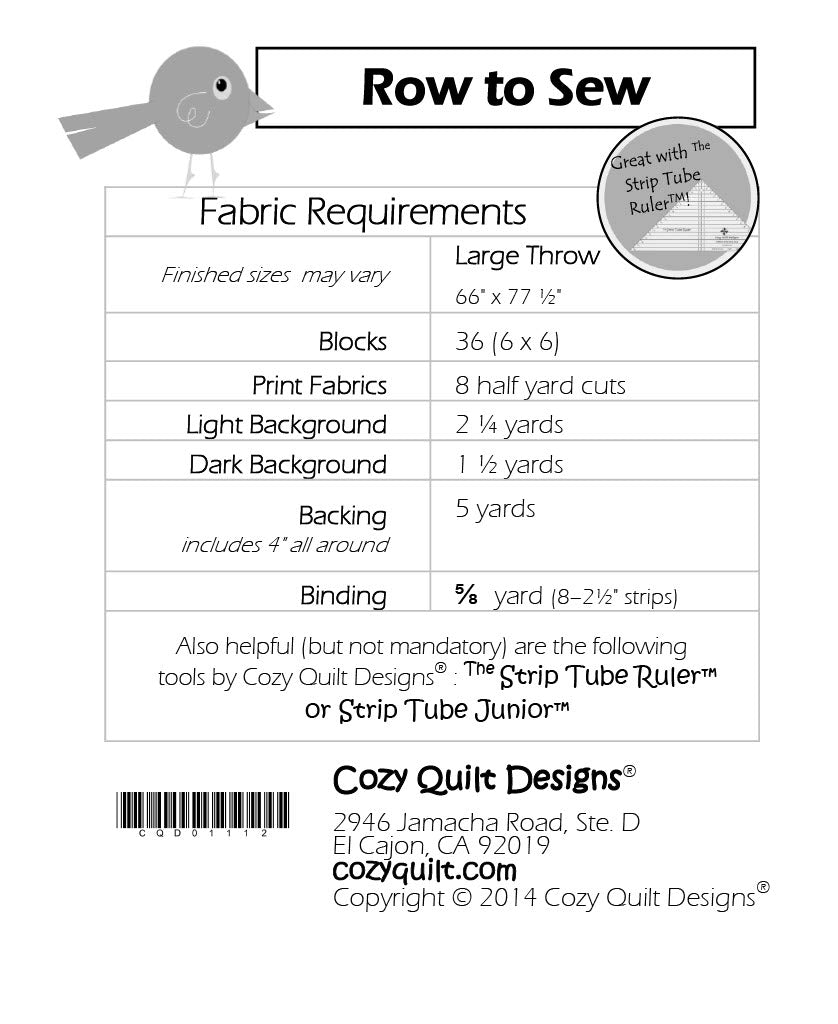 Row to Sew