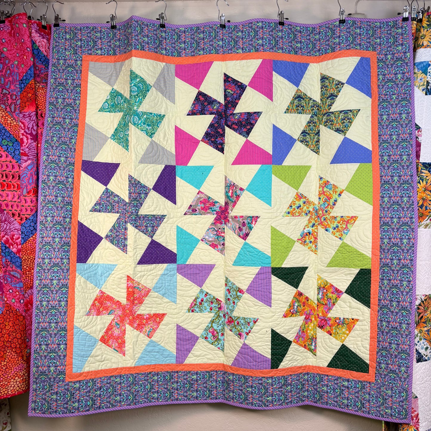Sample Quilt - PINWHEEL VARIATION