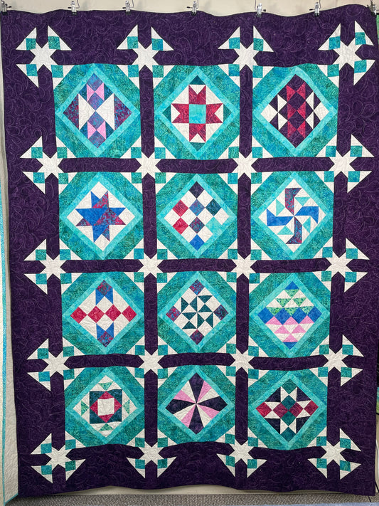 Sample Quilt - Mosaic Tile & Sewing Sewcial 2022