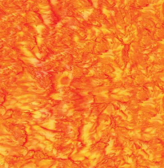 Riley Blake Expressions Batiks Hand-Dyes Tangerine