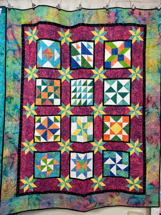 Sample Quilt - Stars Above & Sewing Sewcial 2021