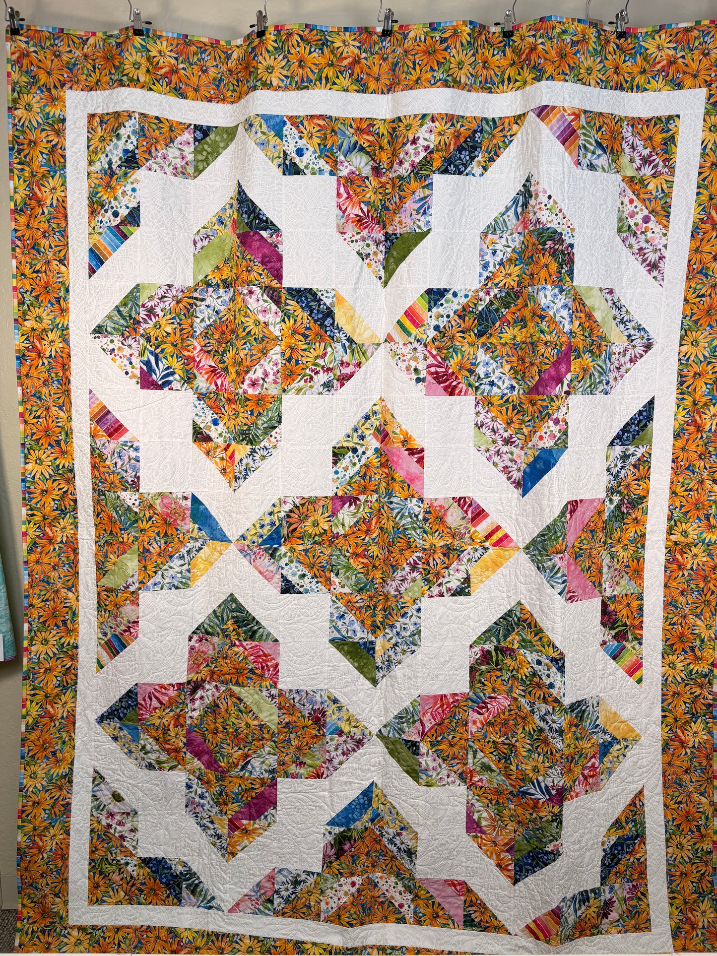 Sample Quilt - LOTUS BLOSSOM