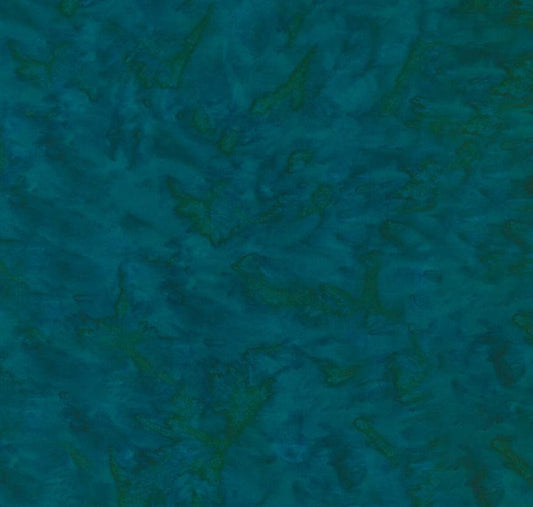 RILEY BLAKE - EXPRESSIONS BATIKS HAND-DYES TEAL WATERFALL