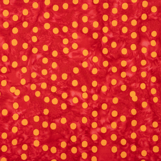 RILEY BLAKE - EXPRESSIONS BATIKS ELEMENTALS POLKA POP CHERRY