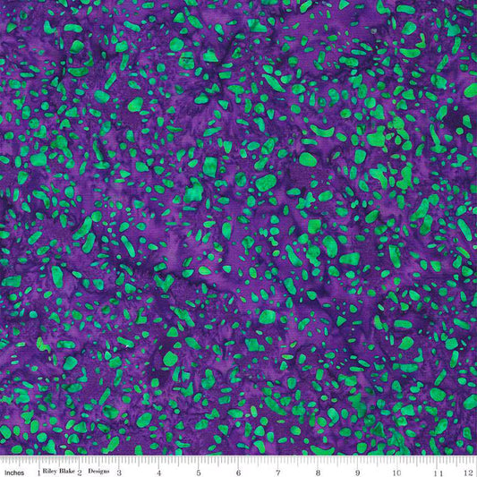 Riley Blake Expressions Batiks Elementals Terrazzo - Mardi Gras