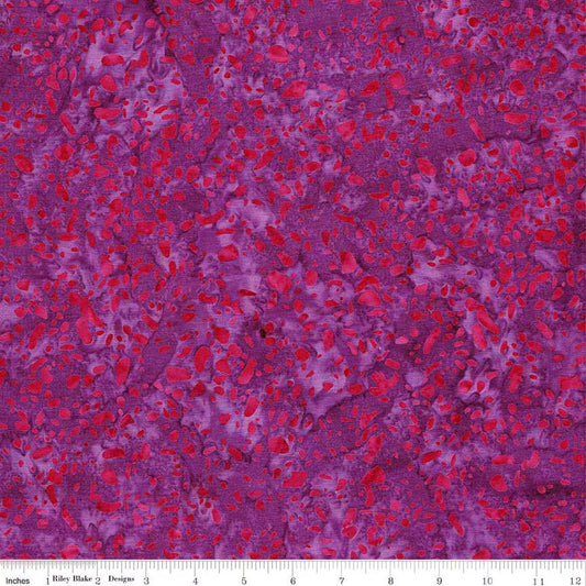 Riley Blake Expressions Batiks Elementals Terrazzo - Splash of Grenadine