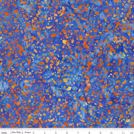 Riley Blake Expressions Batiks Elementals Terrazzo - Purple Outburst