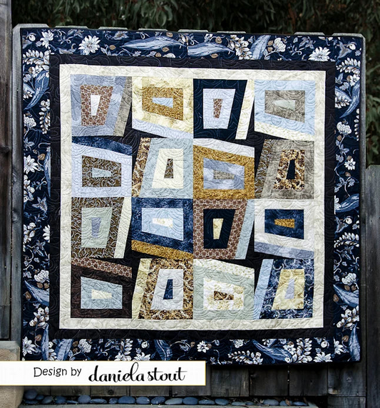 Sample Quilt - PEEKING POINTS