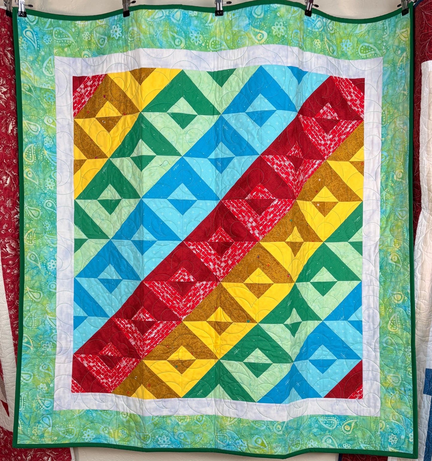 Sample Quilt - STRIP TUBE RAINBOW