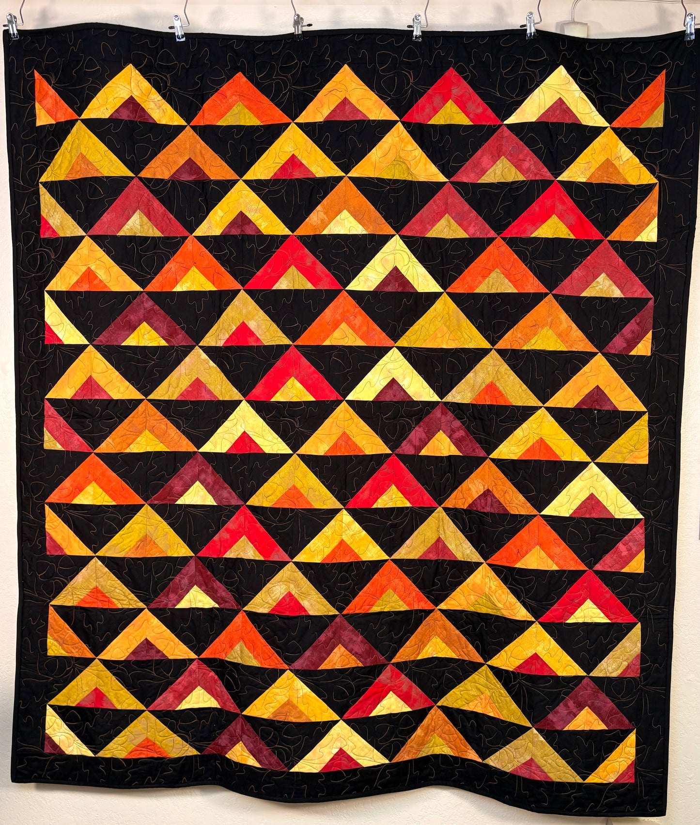Sample Quilt - ON POINT by Cozy Quilt Designs