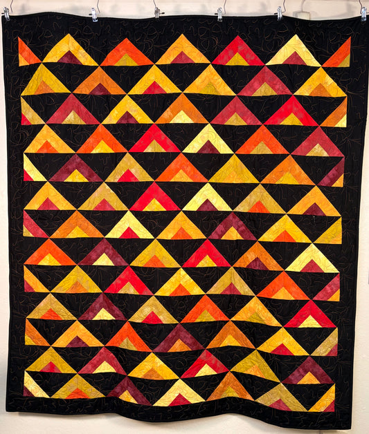 Sample Quilt - ON POINT by Cozy Quilt Designs