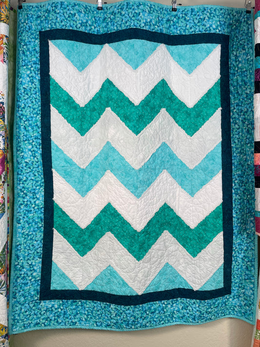 Sample Quilt - STRIP TUBE CHEVRON