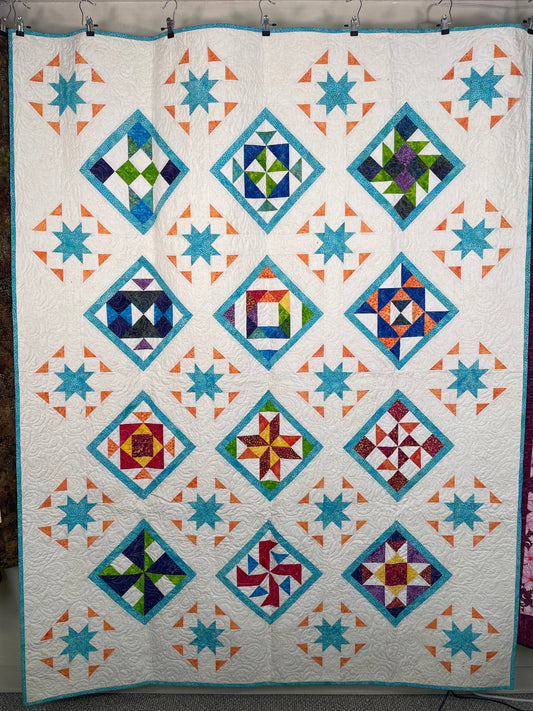 Sample Quilt - Mosaic Tile & Sewing Sewcial 2024