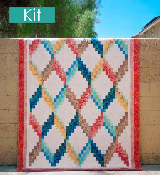 Color Falls Quilt Kit - Riley Blake Batiks