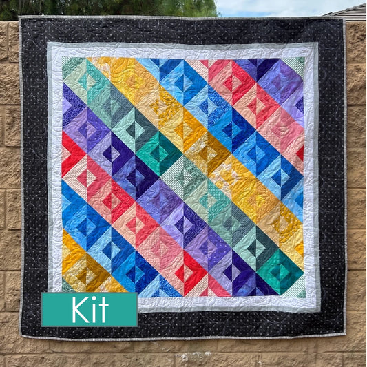 Strip Tube Rainbow Kit - Mixed Fabrics - Lap Size