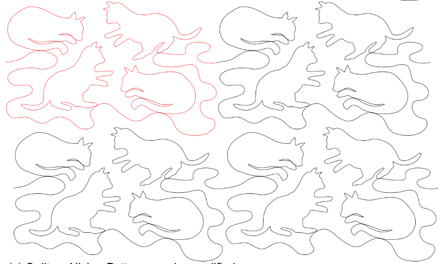 Kittens Digital Quilting Design