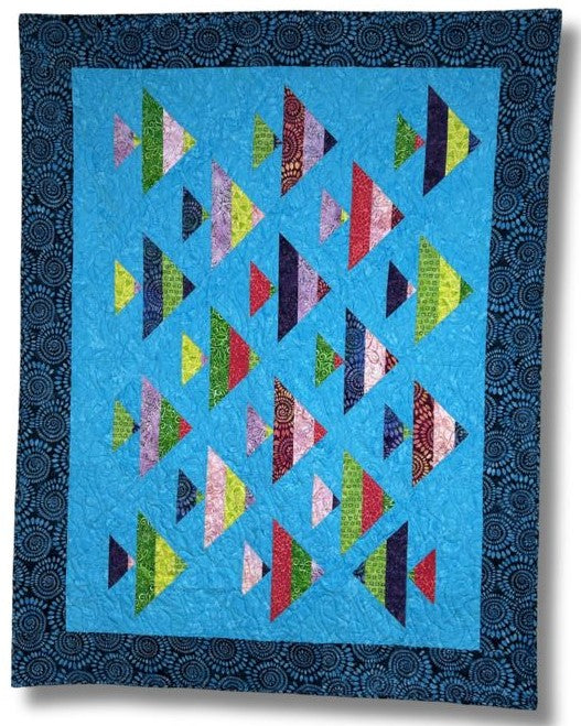 One Fish, Two Fish Quilt Kit - Throw Size