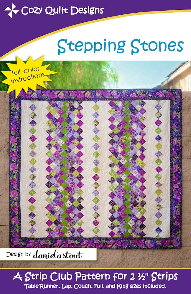 Stomp Quilt Pattern Stepping Stones – CozyQuilt.com