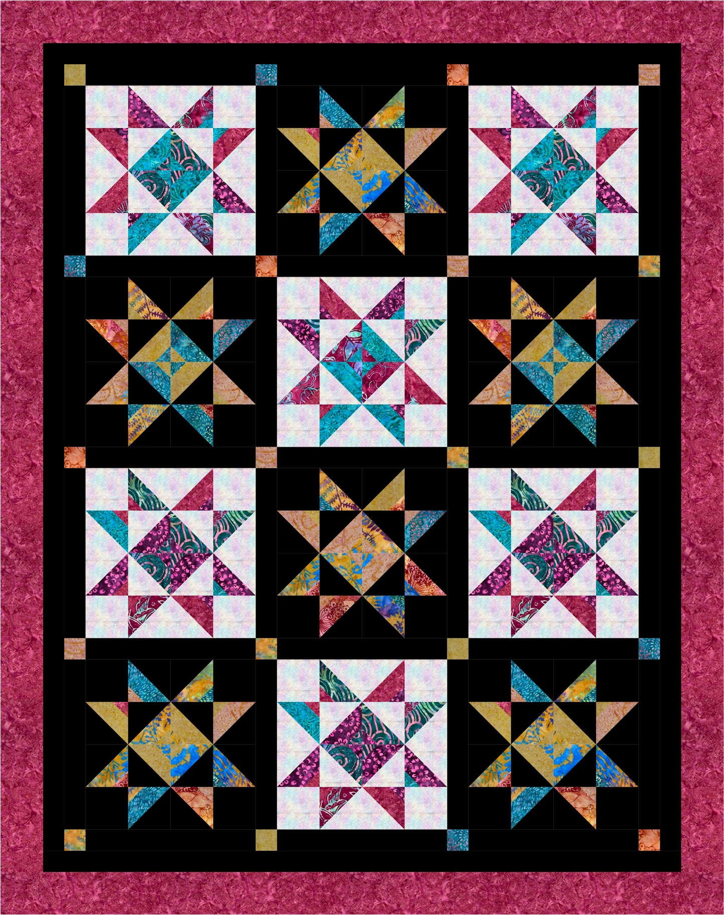 Star Struck Quilt Kit - Twin