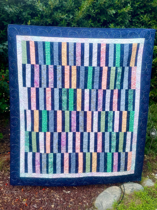 Straight and Narrow Quilt Kit - Throw