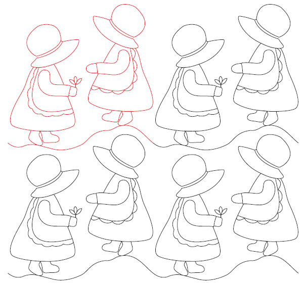 Sunbonnet Sue Quilting Design