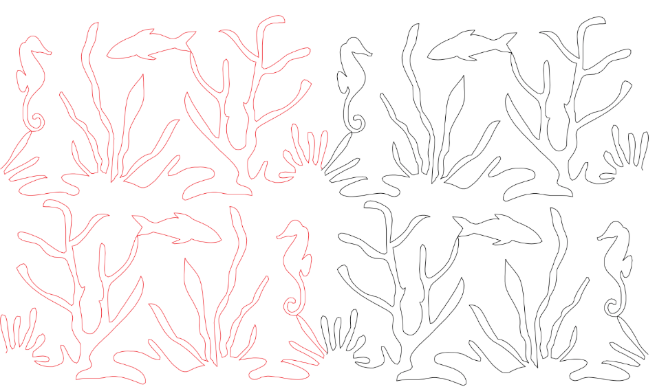 The Reef Digital Quilting Design