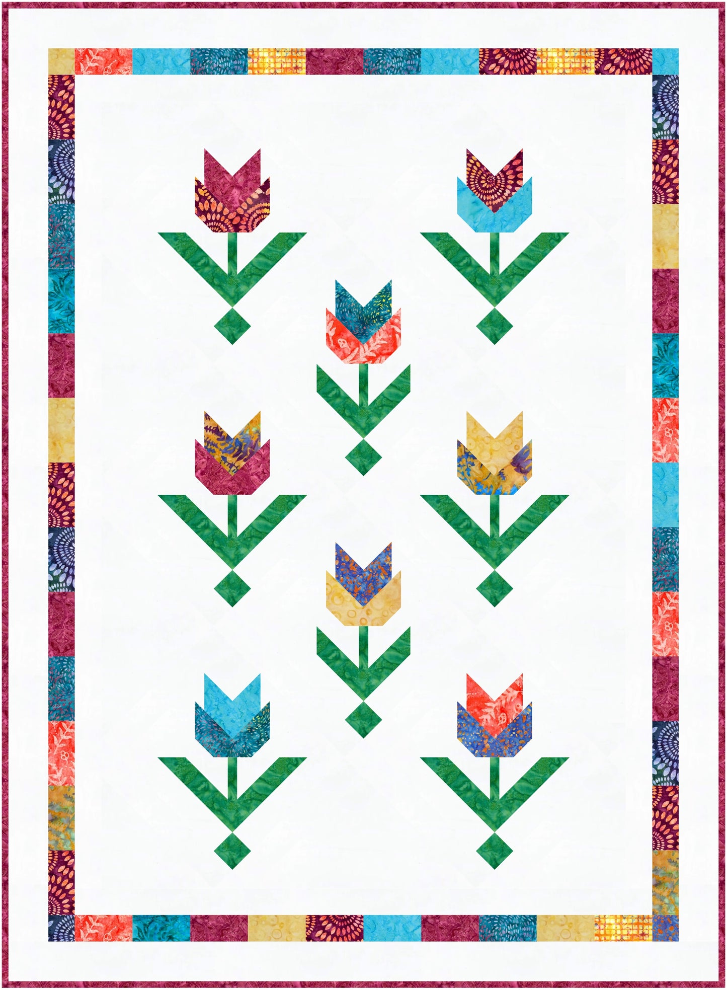 Tulips Quilt Kit