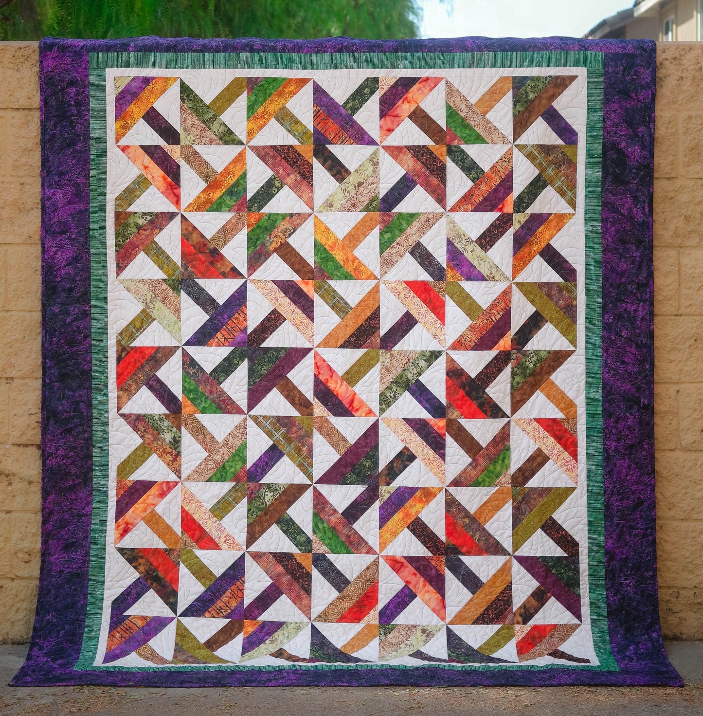 Timber Quilt Kit - Curated Batiks